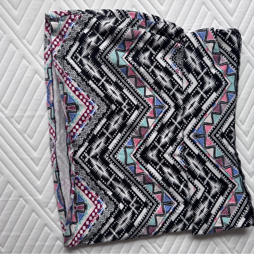 Colorful Geometric Patterned Skirt